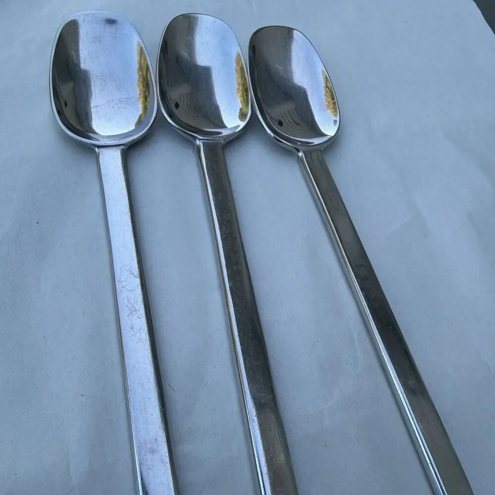 Vintage Ward Bennett Supreme Cutlery 18/8 Japan MCM Stainless Spoons Set of 3